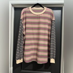 Striped Long Sleeve Top